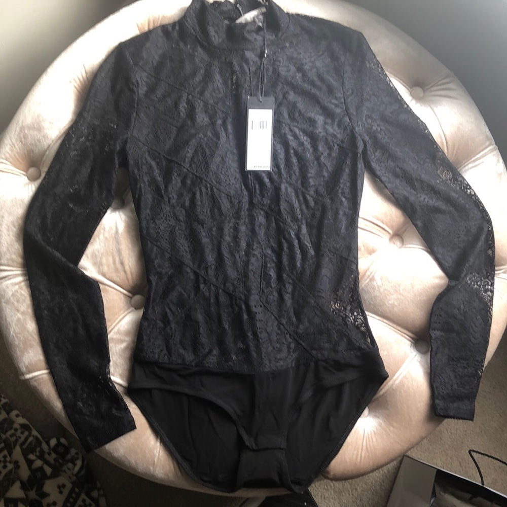 BCBG MaxAzria Blake Lace Bodysuit